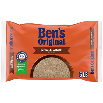 BEN'S ORIGINAL Whole Grain Brown Rice, 5 lb Bag