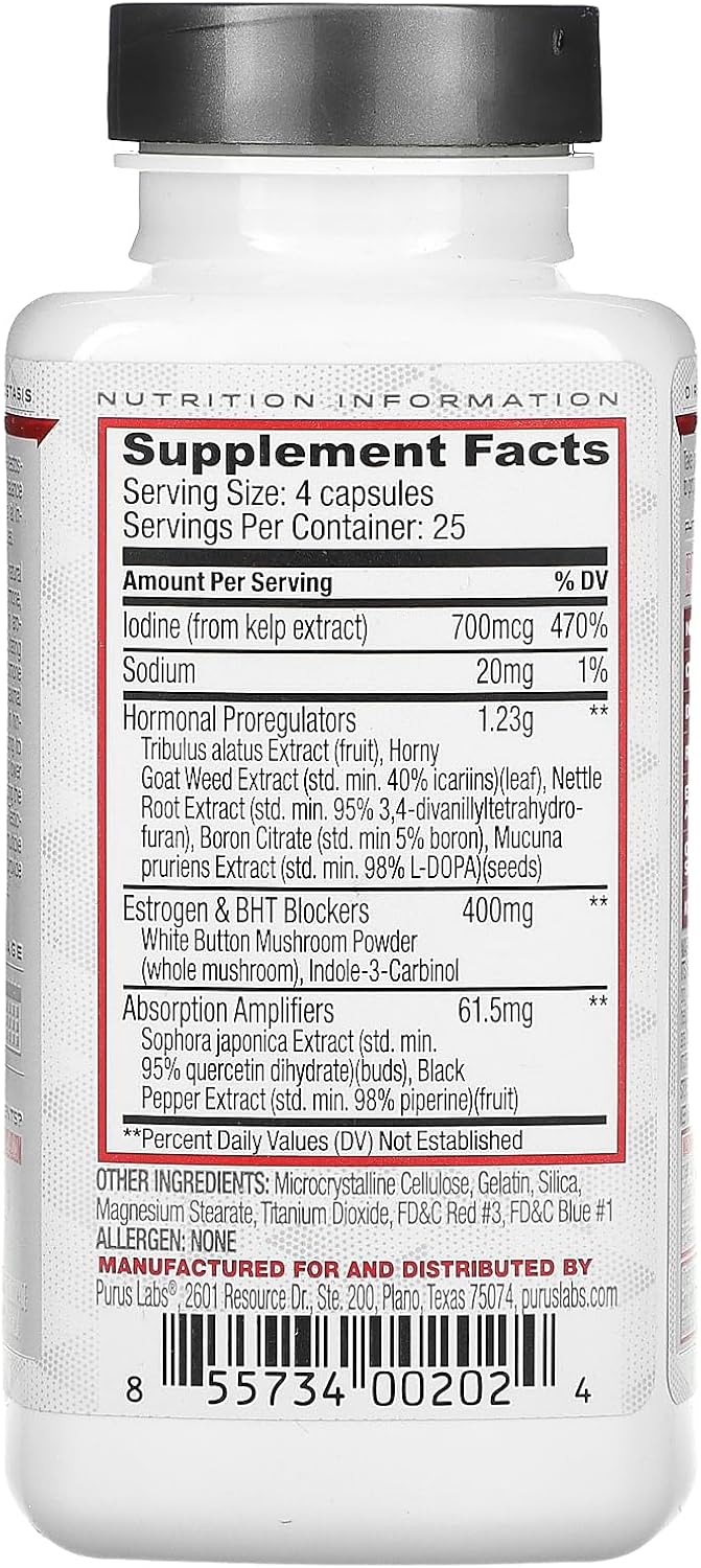 Purus Labs Recycle Hormone Exhilirator , 100 Capsules : Health & Household