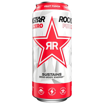 Rockstar, Pure Zero, Diet Punched, 16 Fl Oz