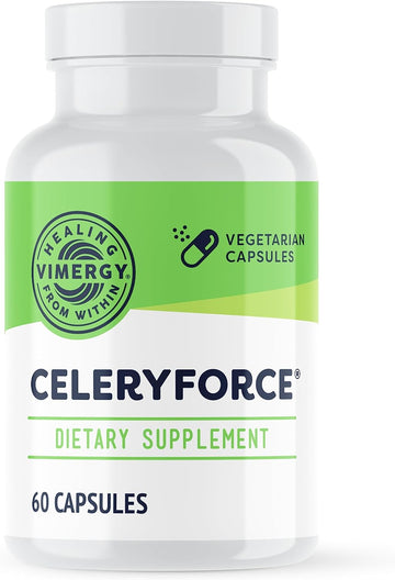 Vimergy Celeryforce ®, 60 Servings – Nerve, Muscle & Cell Support - Powerful Blend Of Magnesium, Inositol, L-Glutamine, L-Taurine & Choline – Non-Gmo, Gluten Free, Kosher, No Soy, Vegan, Paleo