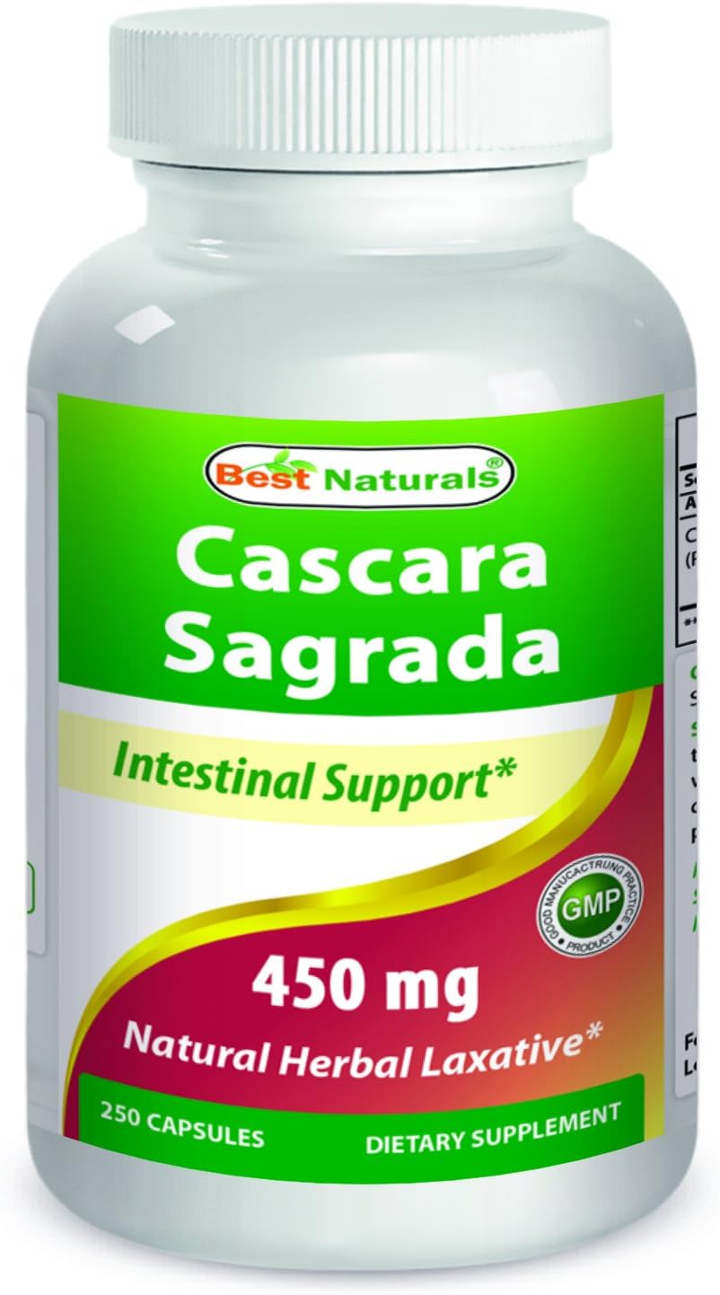 Best Naturals Cascara Sagrada 450 Mg 250 Capsules