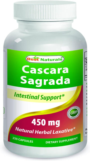 Best Naturals Cascara Sagrada 450 Mg 250 Capsules