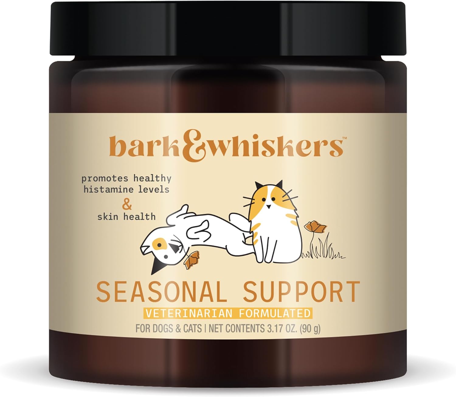 Bark & Whiskers Seasonal Support, 3.17 Oz. (90 G), 90 Scoops, Antioxidant And Immune Support, Veterinarian Formulated, Non-Gmo, Dr. Mercola