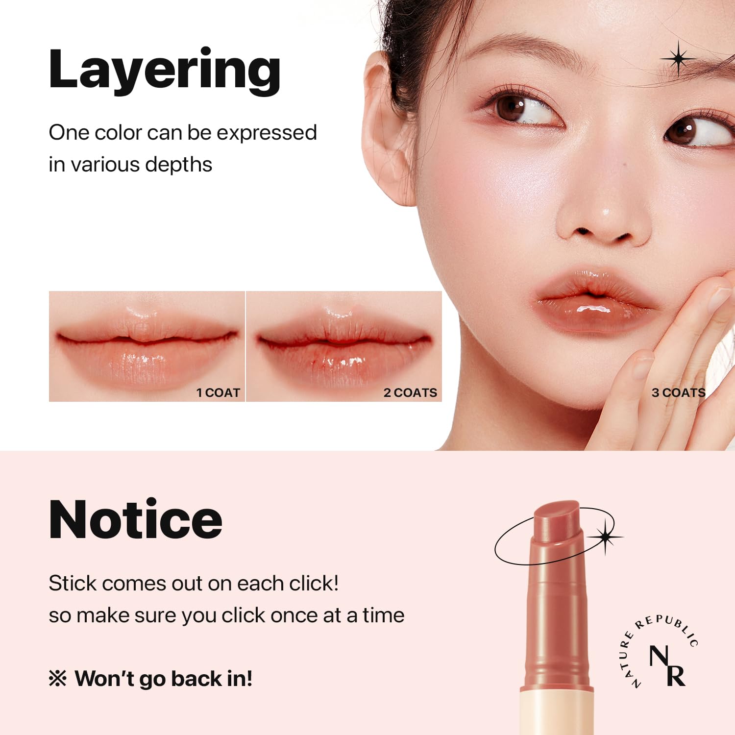 Nature Republic Honey Melting Lip (06 Coconut) Soft Lip Stick, Korean Lip, Lip Gloss, Glow Lip, Glossy, Lip Balm, Lip Crayon, Jelly Gloss, Lip Pen, Tint, Valentines Day Gifts, Korean Make Up