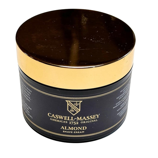 Caswell-Massey Heritage Almond Shave Cream, Natural Men’S Shaving Cream For Smooth Beard Shaving, Soothing For Sensitive Skin, Usa Made, 8 Fl Oz
