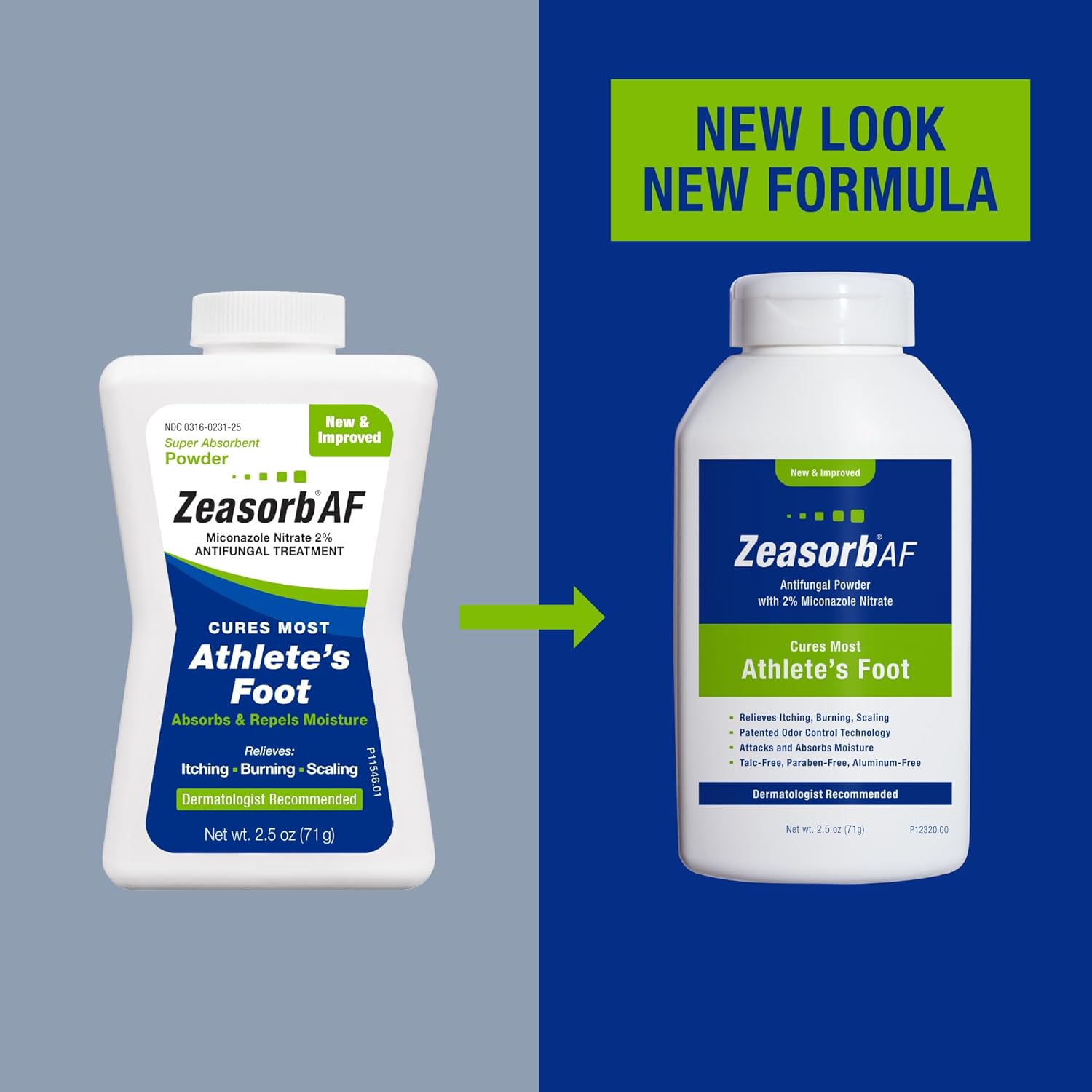 Zeasorb Athlete'S Foot, 2.5 Ounce : Health & Household