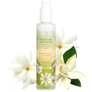 Pacifica Hair Perfume & Body Fragrance Spray Mist - Flower Moon With Jasmine, Peach & Vanilla – Alcohol-Free, Vegan & Cruelty-Free, 6.5 Oz