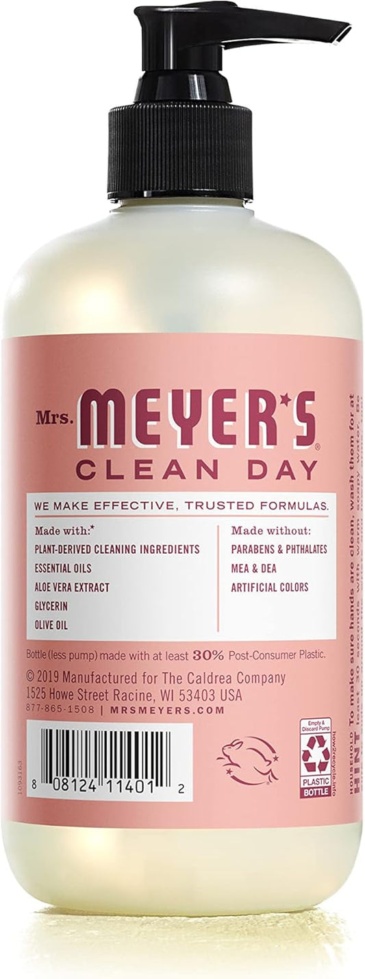 Mrs. Meyer'S Clean Day Liquid Hand Soap Rose 12.5 Fl Oz (Pack Of 3)