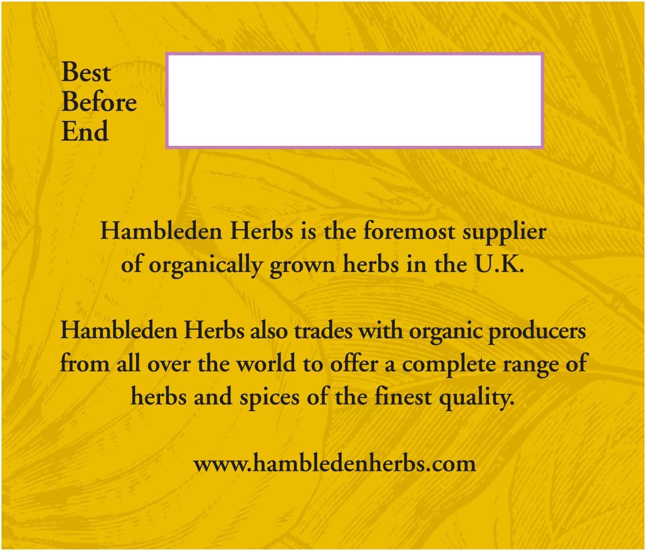 Hambleden Teas Organic Turmeric Chai Teabags (Pack of 6, Total 120 Teabags) : Amazon.co.uk: Grocery
