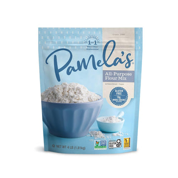 Pamela's Products Gluten Free Artisan Flour Blend, 4 Pound (Pack of 3)