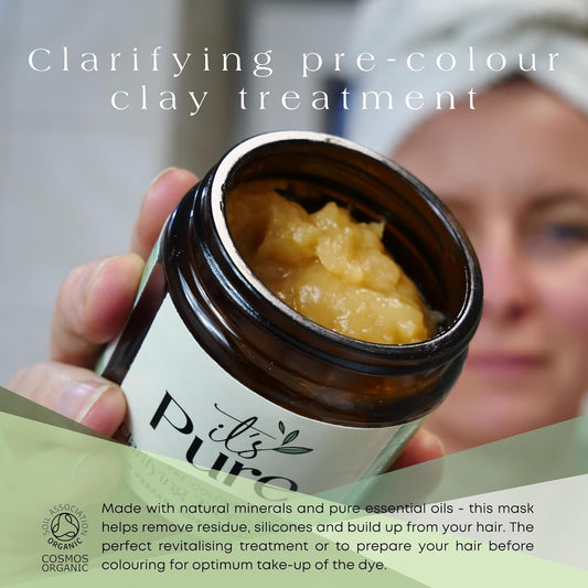 It’S Pure Pre Colour Hair Treatment 100G | Clarifying Treatment For Hair | Organic, 100% Natural & Cruelty-Free | Removes Product Build-Up