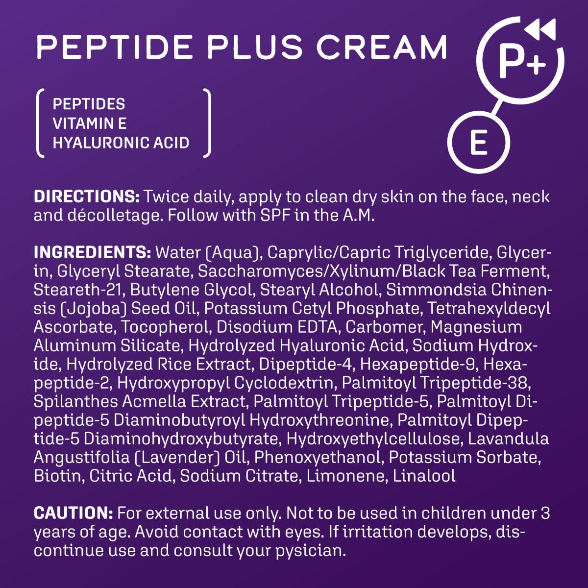 Dcl Skincare Peptide Plus Cream For Wrinkle Defense & Collagen Production, 1.7 Fl Oz : Beauty & Personal Care