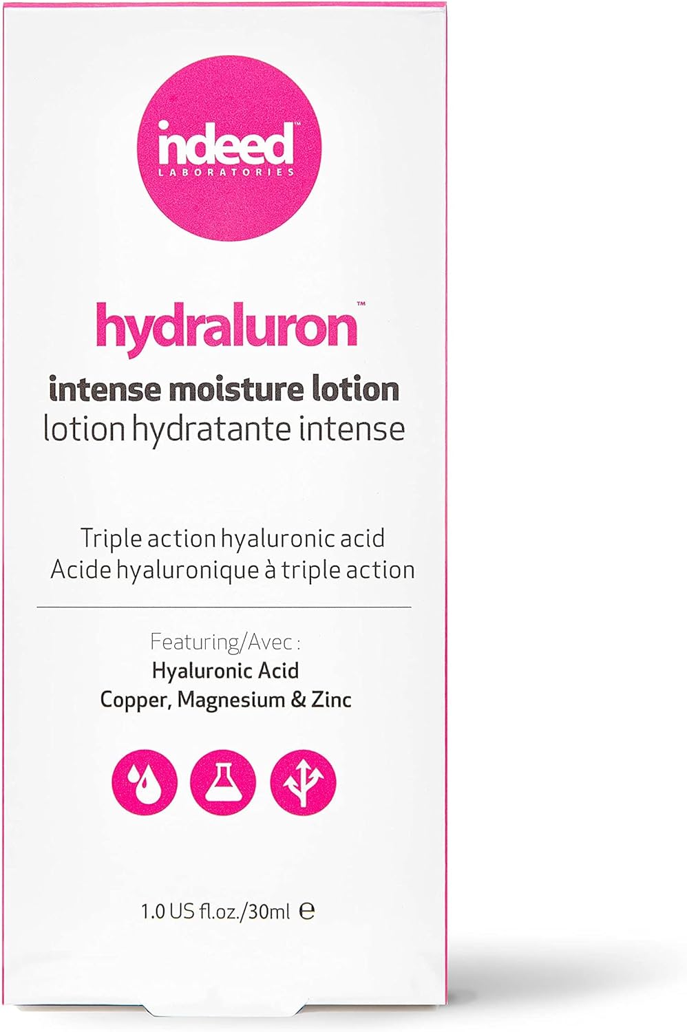 Indeed Labs Hydraluron Intense Moisture Lotion, 30ml : Amazon.co.uk: Beauty