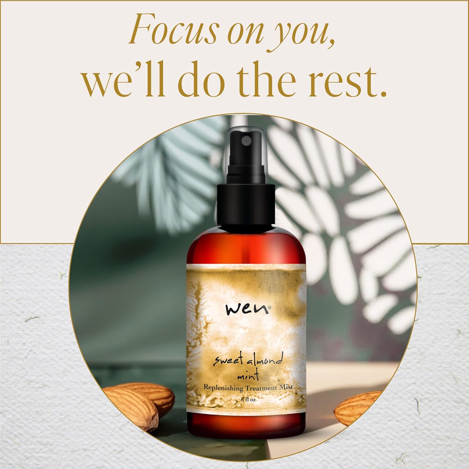 Wen By Chaz Dean Wen Sweet Almond Mint Straightening Smoothing Gloss, 1 Fl.Oz : Beauty & Personal Care