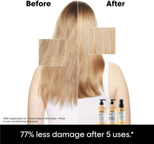 L’Oréal Professionnel Absolut Repair Hydrating Shampoo 500Ml, For Dry Hair, Intense Softness & Shine, Moisturising & Nourishing