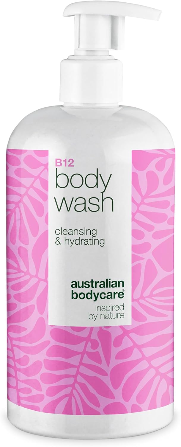 B12 Body Wash – Moisturizing Body Wash For Dry & Itchy Skin | Deeply Cleanses & Hydrates | Enriched With B12 Vitamin, Zinc Pca & Allantoin | Daily Use