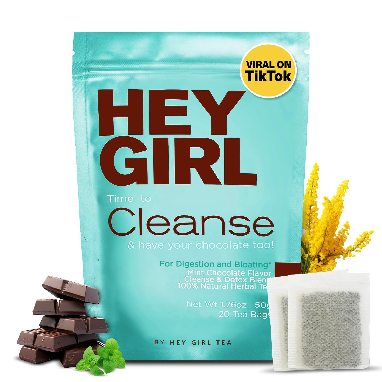 Detox Tea For Bloated Belly & Digestion | Loose Leaf Herbal Tea | Body And Colon Cleanse With Milk Thistle, Burdock Root, Senna Leaf | Digestive & Flat Tummy Tea | Natural Laxative