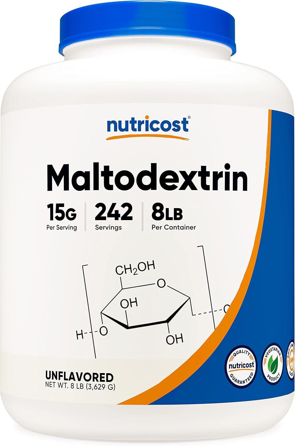 Nutricost Maltodextrin Powder 8S - Gluten Free, Non-Gmo