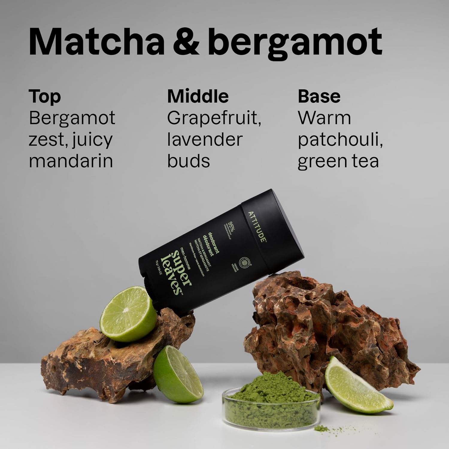 Attitude Aluminum-Free Deodorant Trio, 95% Natural Origin Ingredients, Ewg Verified, Plant Based Odor Control, With Baking Soda, 3 Count, 2.64 Oz Each : Beauty & Personal Care