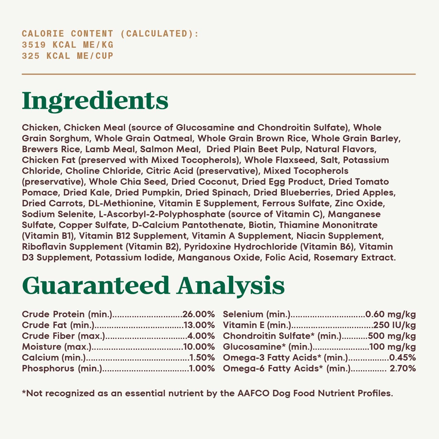 Nutro Ultra Senior Dry Dog Food with a Trio of Proteins from Chicken, Lamb and Salmon, 24 lb. Bag : Pet Supplies