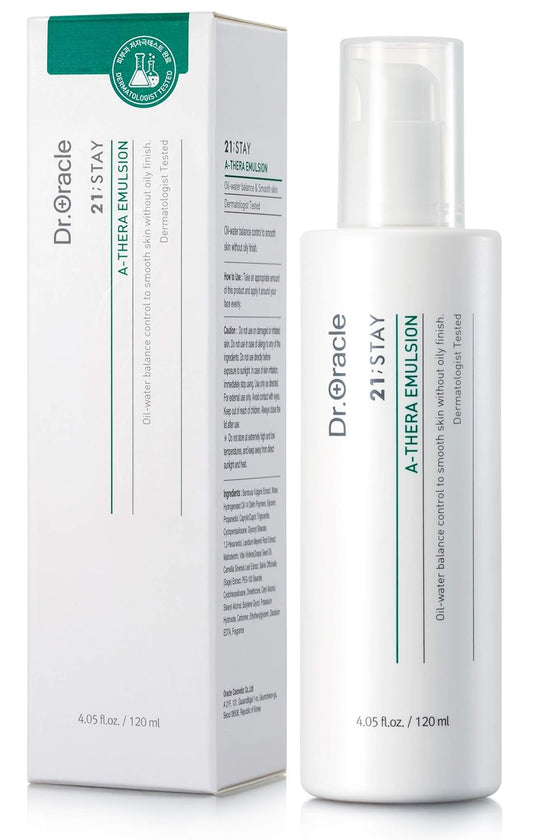 Dr.Oracle A-Thera Emulsion Face Moisturizer Moisturizing Facial Lotion For Sensitive Skin, (4.05Fl.Oz) Dermatologist Tested, 21;Stay