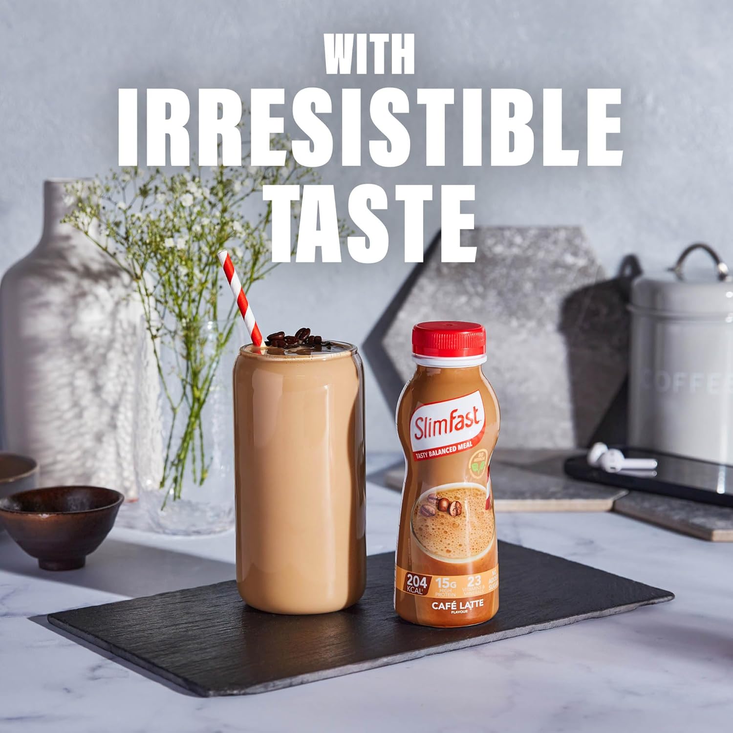SlimFast Ready To Drink Shake, Tasty, Balanced Shake with Vitamins and Minerals, No Sugar, Banana Flavour, 6 x 325 ml Multipack : Amazon.co.uk: Health & Personal Care