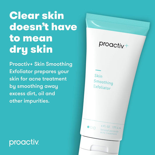 Proactiv+ Benzoyl Peroxide Wash - Exfoliating Face Wash For Face, Back And Body - Benzoyl Peroxide 2.5% Solution - Creamy And Gentle Moisturizing 90 Day Acne Treatment, 6 Oz