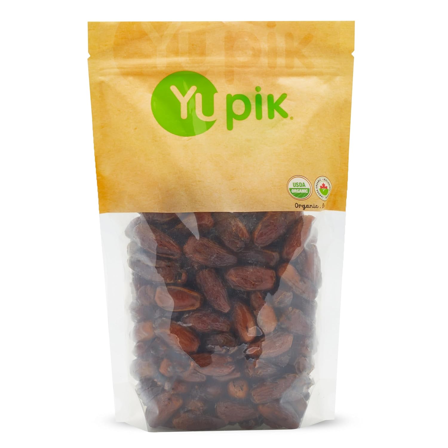 Yupik Organic Deglet Nour Pitted Dates, 2.2 Lb, Non-Gmo, Vegan, Gluten-Free, Kosher, Dried Fruits, No Pits, No Added Sugar, Source Of Fiber, Healthy Snacks, Ideal For Baking, Topping & Inclusions