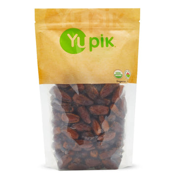 Yupik Organic Deglet Nour Pitted Dates, 2.2 Lb, Non-Gmo, Vegan, Gluten-Free, Kosher, Dried Fruits, No Pits, No Added Sugar, Source Of Fiber, Healthy Snacks, Ideal For Baking, Topping & Inclusions