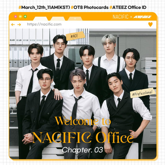 Nacific Ateez Origin Set Photo Card 8Pcs