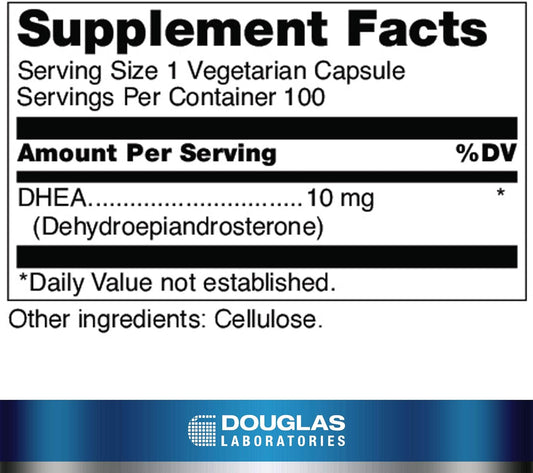 Douglas Laboratories Dhea 10 Mg | Micronized Supplement To Support Imm