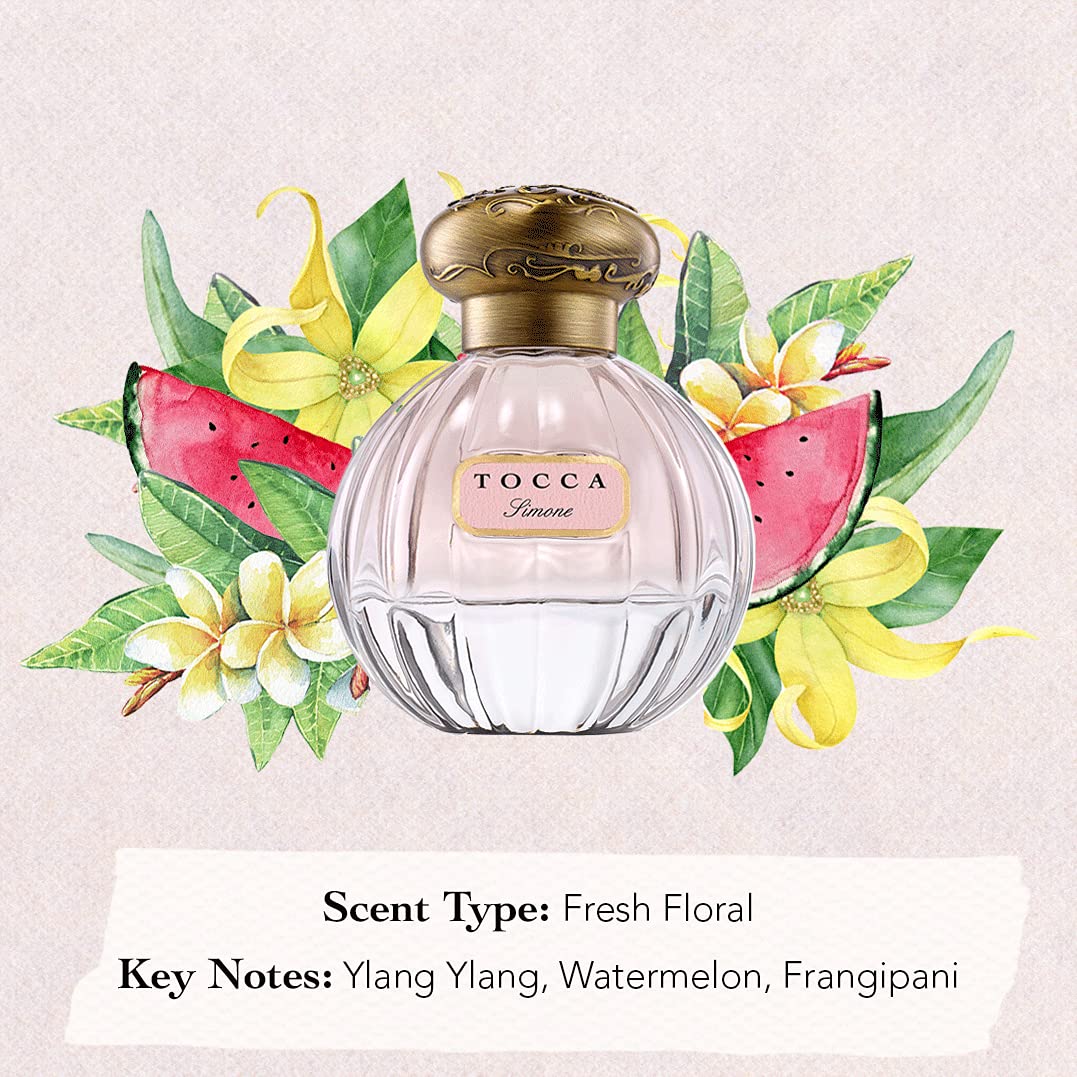 Tocca Women'S Perfume, Simone Fragrance, 0.68 Oz (20 Ml) - Fresh Floral - Breezy, Sparkling, Radiant : Beauty & Personal Care