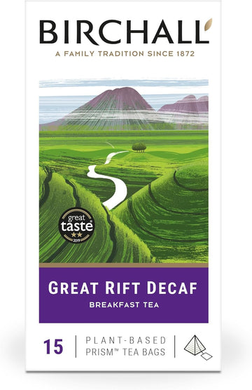 Birchall Great Rift Breakfast Blend Tea - A Timeless Classic To Satisfy Your Morning Cravings, Box Of 200 Enveloped Plant Based Prism Tea Bags