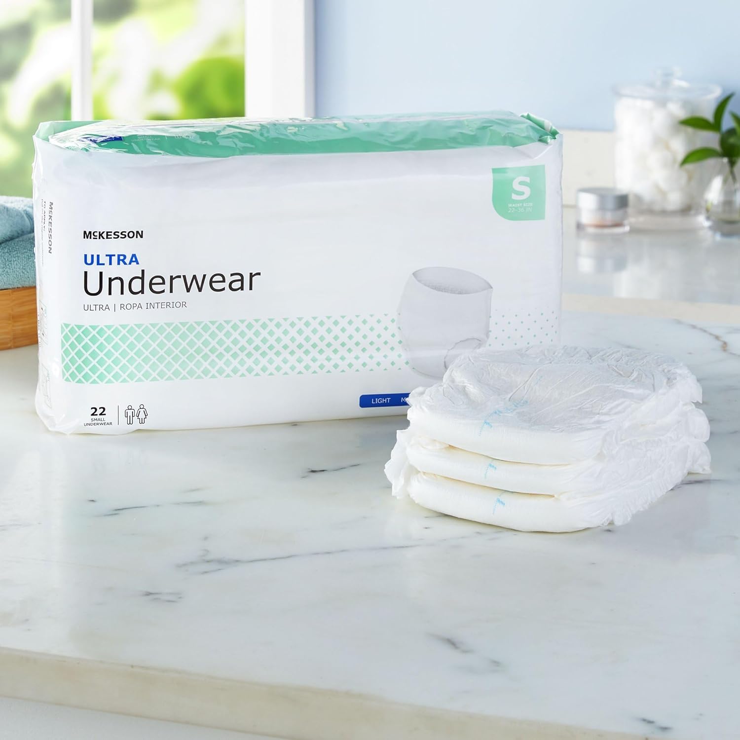 McKesson Ultra Underwear, Incontinence, Heavy Absorbency, Small, 88 Count : Health & Household