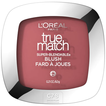 L'Oreal Paris True Match Super-Blendable Blush, Spiced Plum, 0.21 Oz