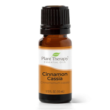 Plant Therapy Cinnamon Cassia Essential Oil 10 Ml (1/3 Oz) 100% Pure, Undiluted, Therapeutic Grade