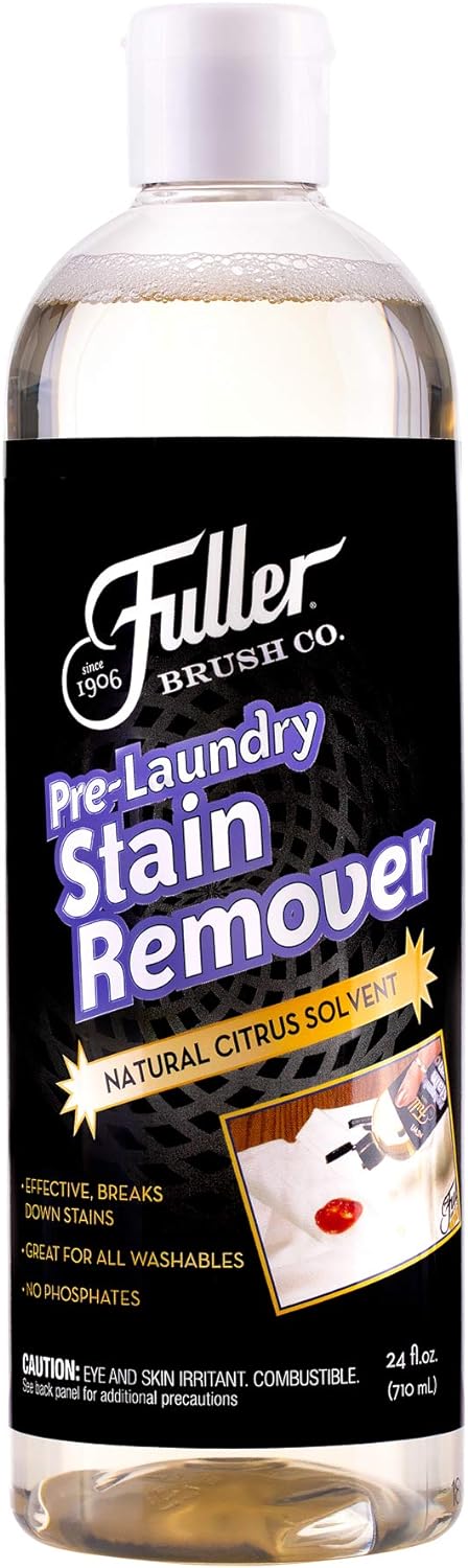 Fuller Brush Pre-Laundry Stain Remover - Color Safe Pre Wash Fabric Treatment for Quick & Easy Dirt Spot Removal - Cleans Rust, Grease, Ink, Coffee & Oil On Clothes & Sheets : Health & Household