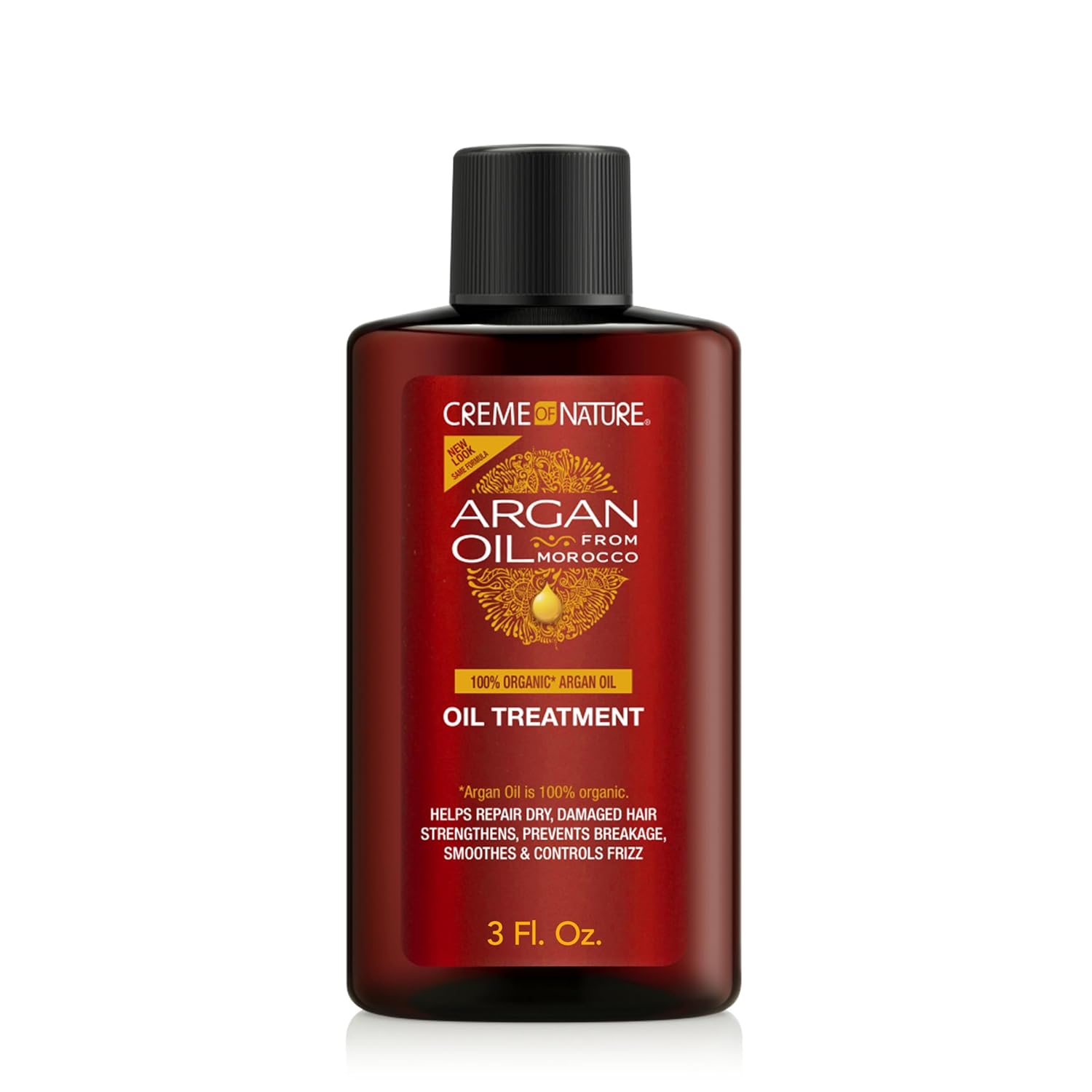 Creme Of Nature, Argan Oil Treatment, Helps Repair Dry Damaged Hair, Prevents Breakage, Anti Frizz, 3 Fl Oz