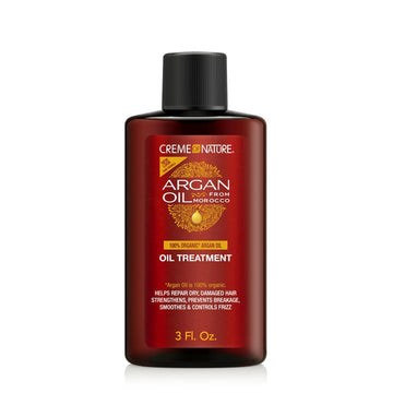 Creme Of Nature, Argan Oil Treatment, Helps Repair Dry Damaged Hair, Prevents Breakage, Anti Frizz, 3 Fl Oz