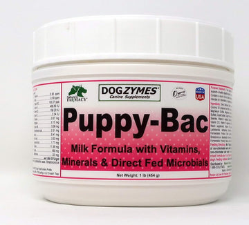 Dogzymes Puppy-Bac Milk Replacer, (1 Pound)