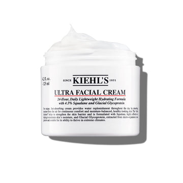Kiehl'S Ultra Facial Cream, With 4.5% Squalane To Strengthen Skin'S Moisture Barrier, Skin Feels Softer And Smoother, Long-Lasting Hydration, Easy And Fast-Absorbing, Suitable For All Skin Types