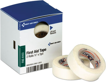 First Aid Only Fae-6103 Smartcompliance Refill Medical Tape For Gauze Pads, 1/2” By 5 Yd (2 Per Box)