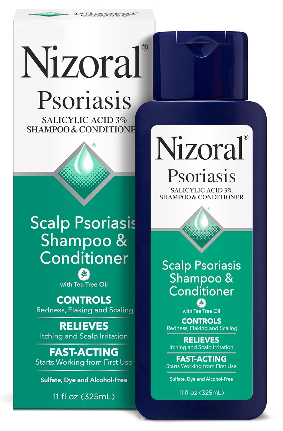 Nizoral Scalp Psoriasis Shampoo & Conditioner, 11 Ounce