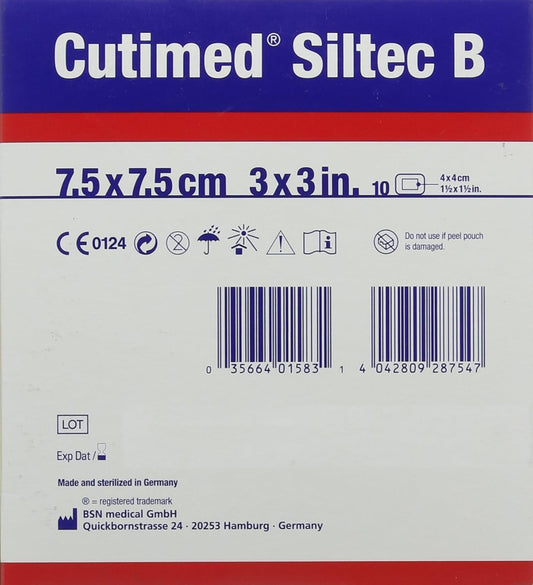 Cutimed 7.5 Cm Siltec B Dressings