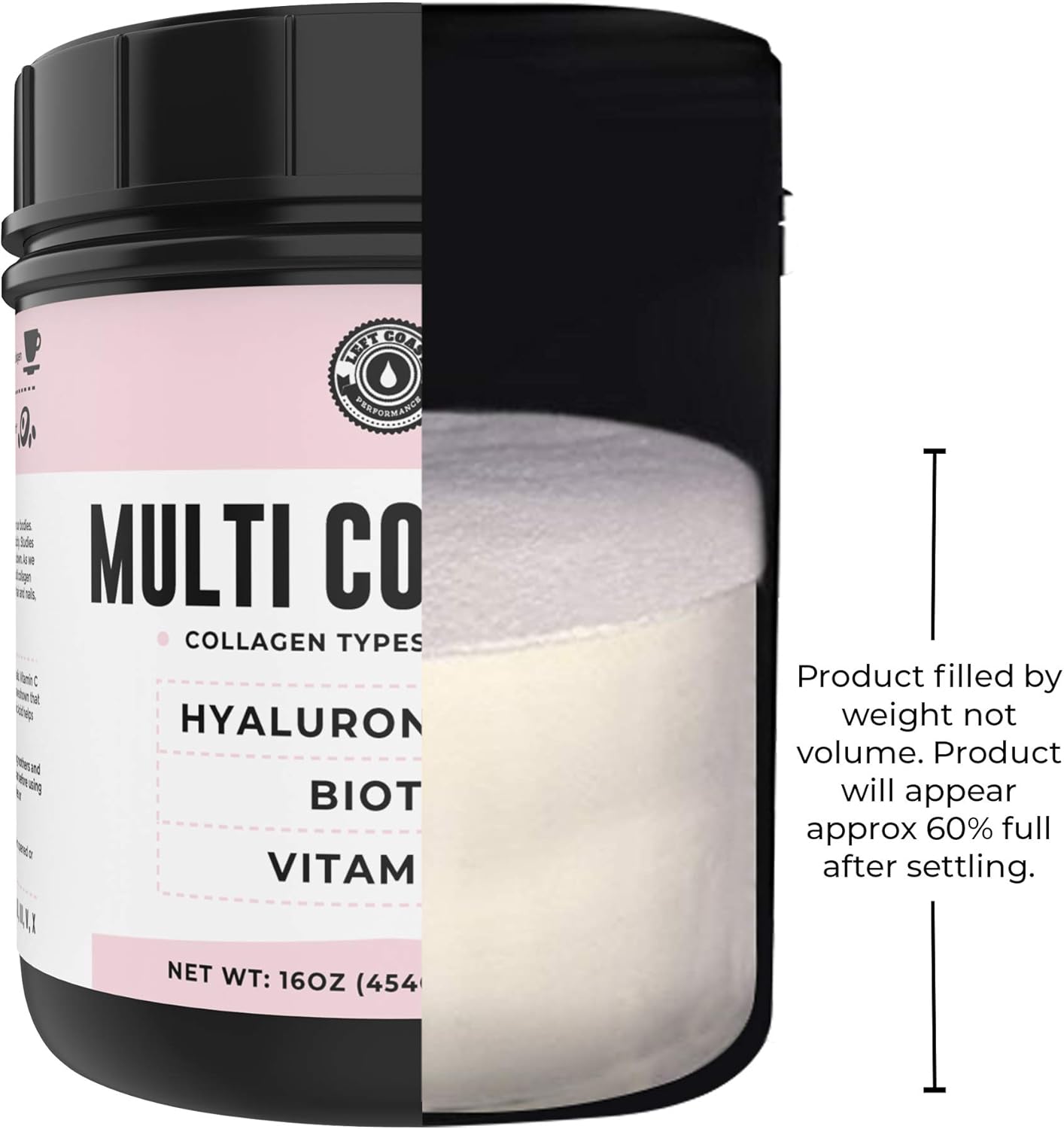 Collagen Capsules With Biotin, Hyaluronic Acid, Vitamin C, Hydrolyzed Multi Collagen Peptide Capsules Types I, Ii, Iii, V, X For Skin, Hair, Nails And Joint Health Supplement* 120 Count : Health & Household