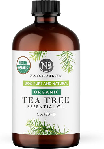 Organic Tea Tree Essential Oil, 100% Pure Therapeutic Grade, Premium Quality Tea Tree Oil, 1 fl. Oz / 30 ml - Perfect for Aromatherapy and Relaxation (Tea Tree, 30ml)