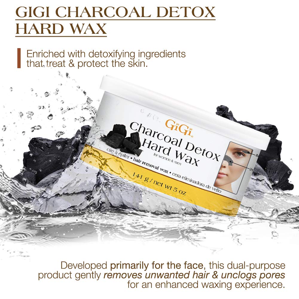 GiGi Charcoal Detox Hard Wax 5 oz : Beauty & Personal Care