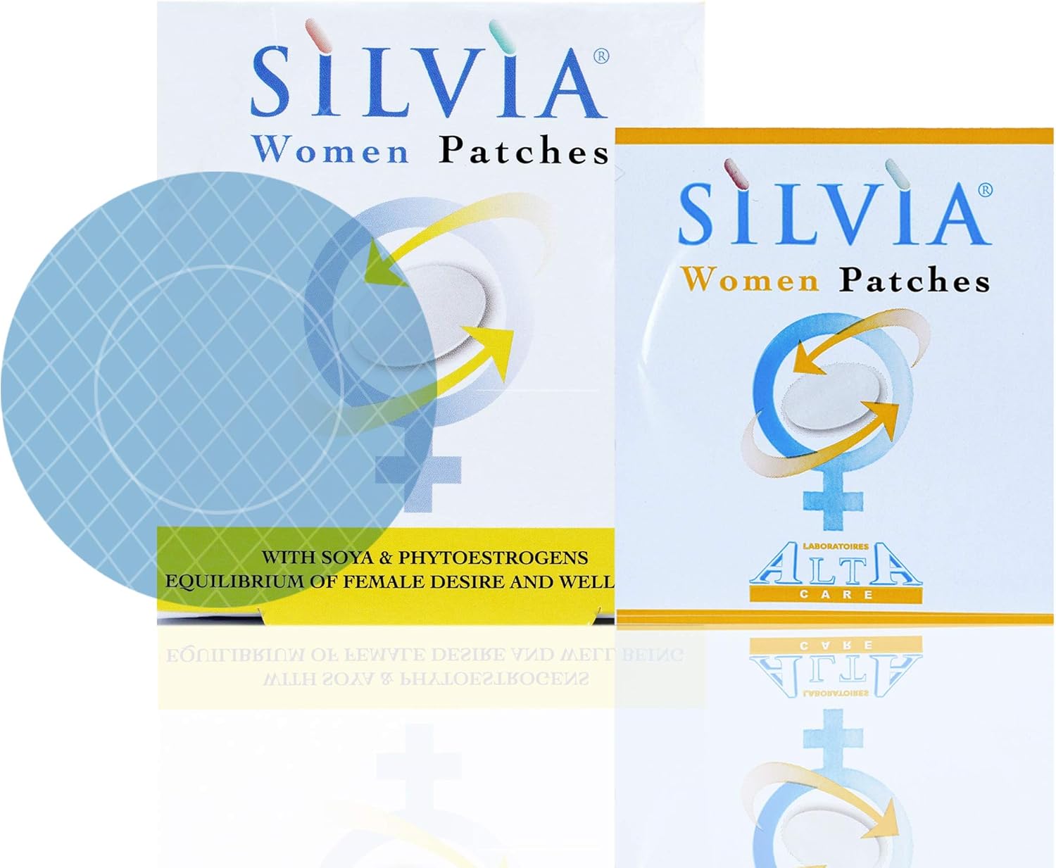 Silvia Female Wellbeing, With Phytoestrogens For Menopause And Hormonal Imbalance - 20 Transdermal Patches