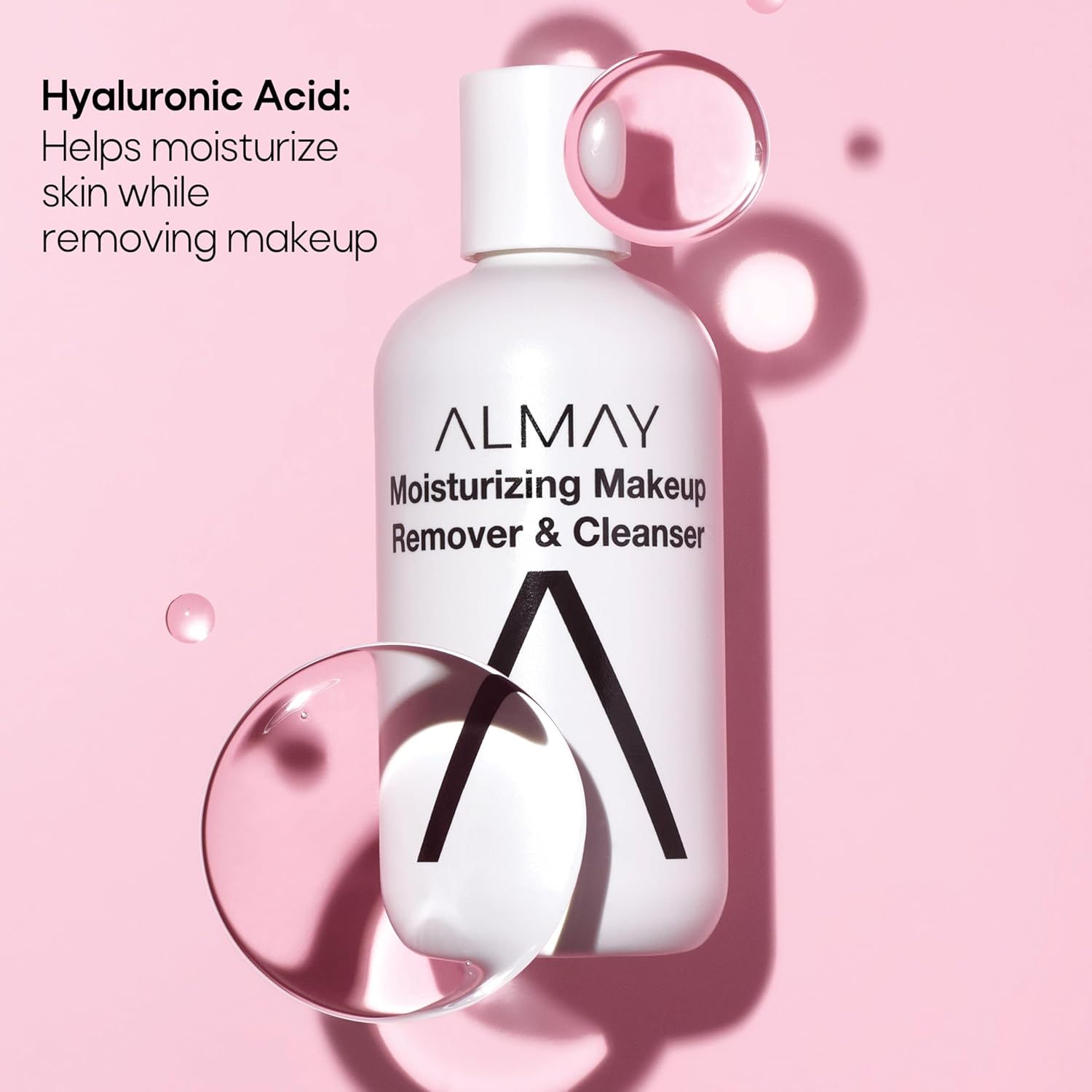 Almay Moisturizing Makeup Remover, Dermatologist Tested and Fragrance Free, Hypoallergenic Cleanser, Removes Regular and Longwear Makeup, 1 Pack, 4 fl oz. : Beauty & Personal Care