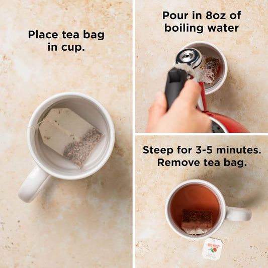 Red Rose Original Full Flavored Black Tea Specially Blended Strong Black Tea With 100 Tea Bags, Contains Caffeine Brew Hot/Cold Original Black Tea